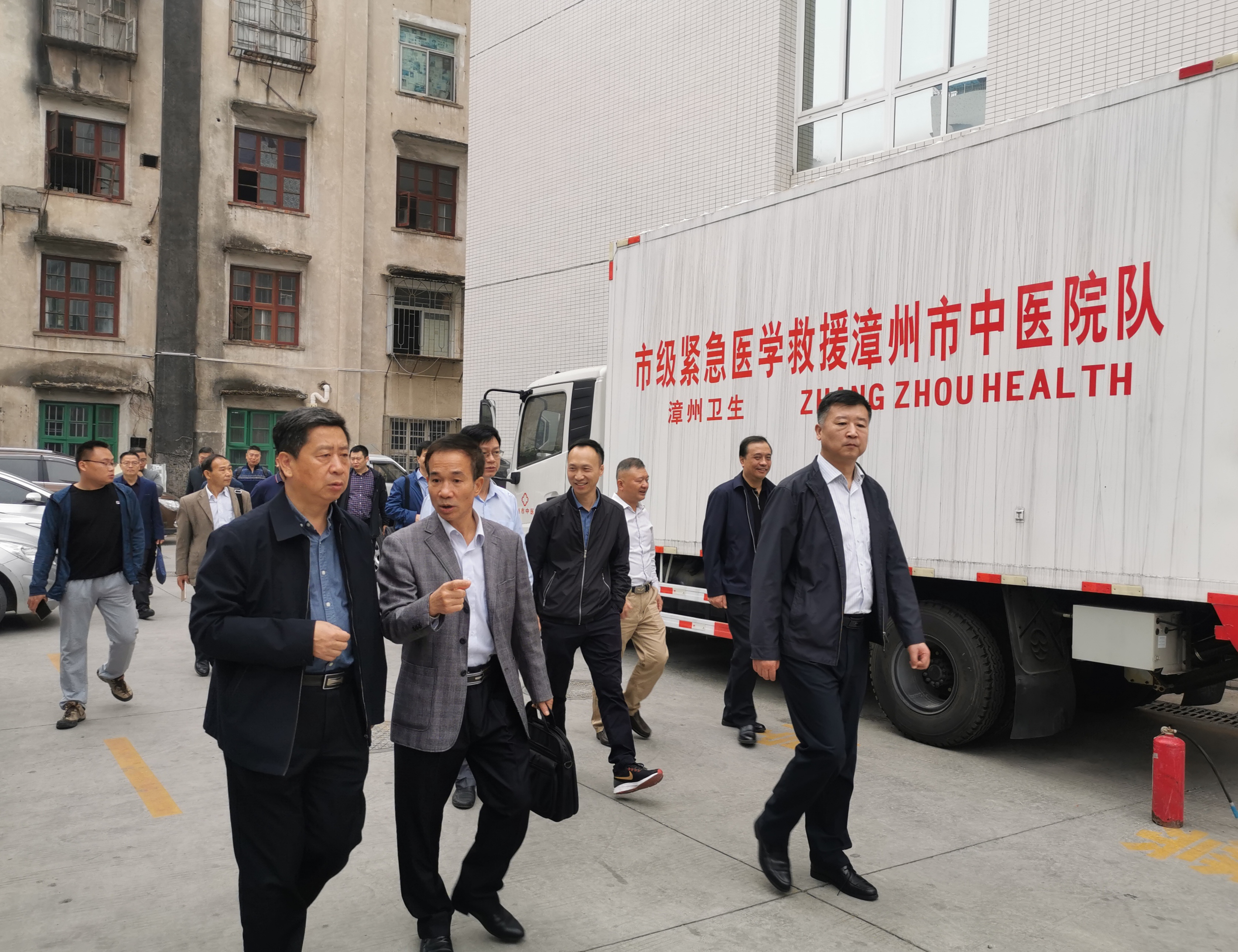 山东省卫健委考察团莅临我院考察卫生应急工作