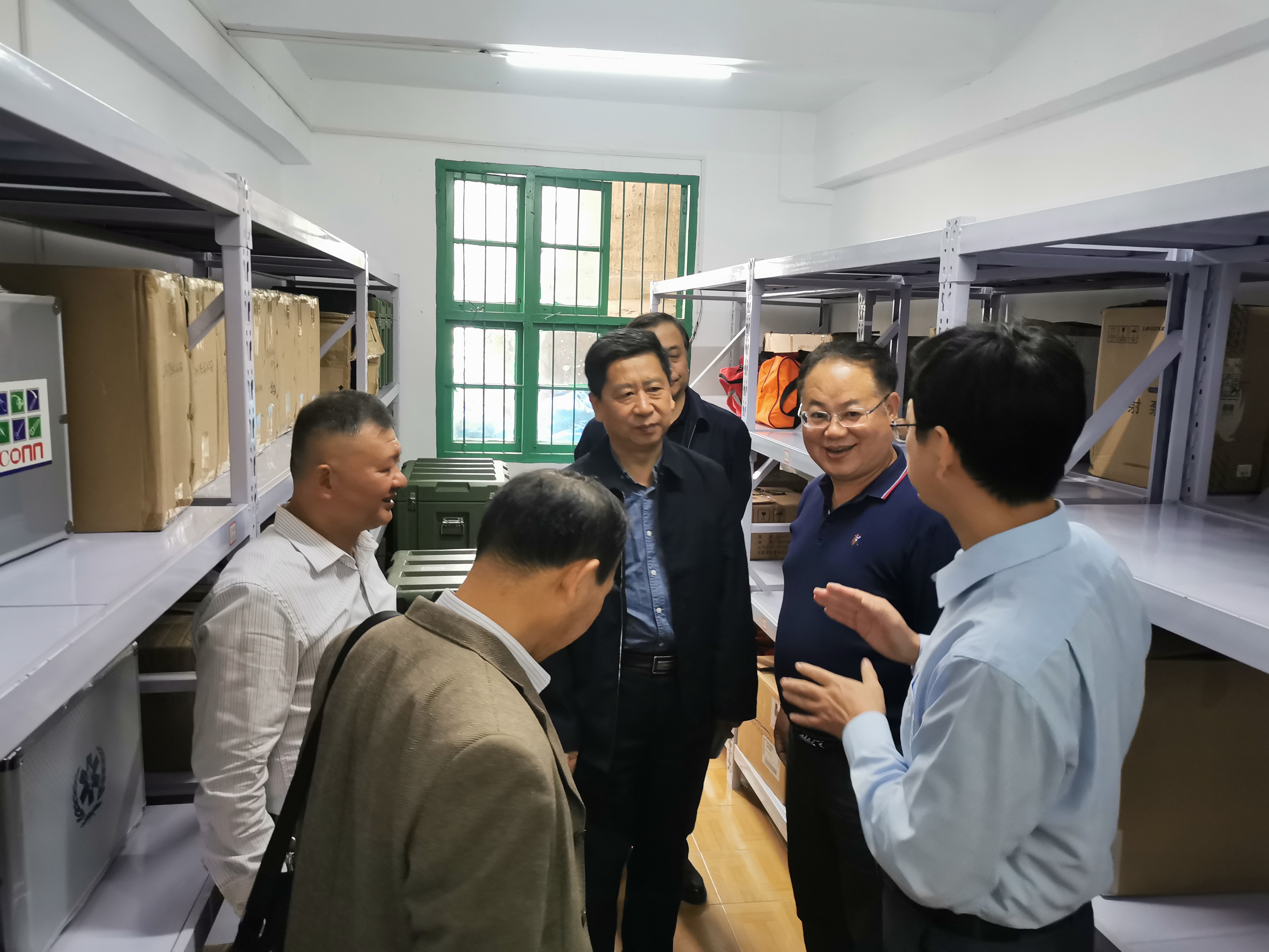 山东省卫健委考察团莅临我院考察卫生应急工作