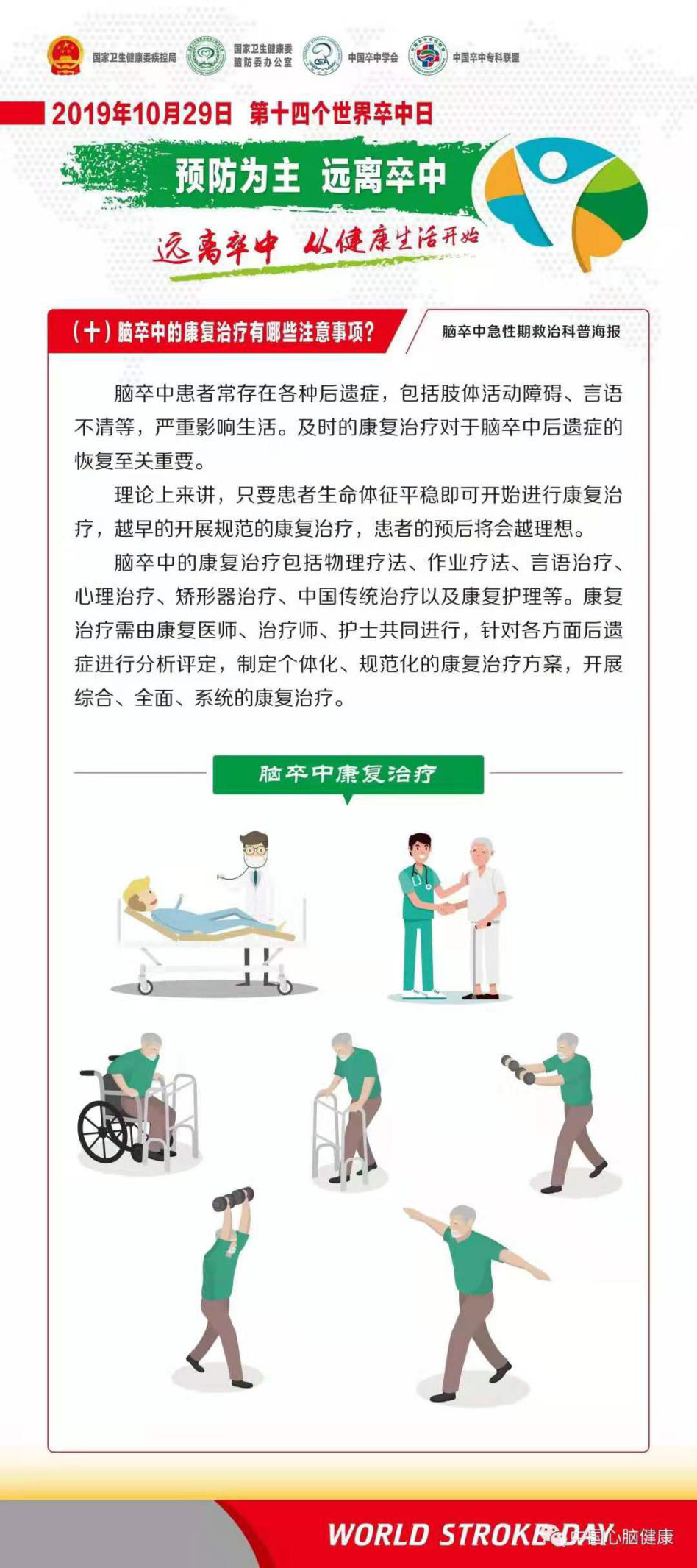 世界卒中日|远离卒中 从健康生活开始