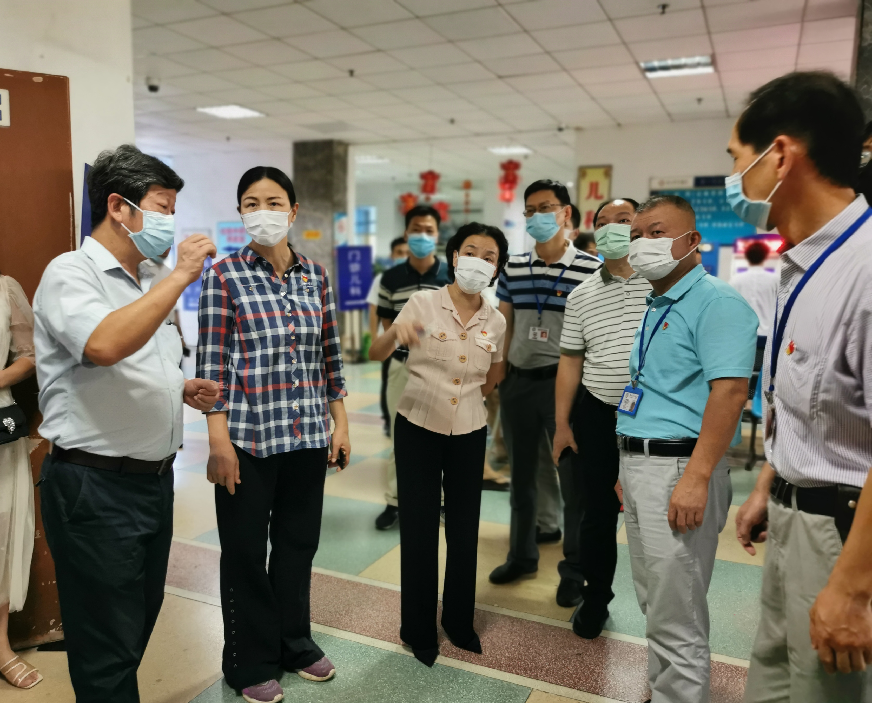 吴卫红副市长莅临我院督导检查全国文明城市创建工作