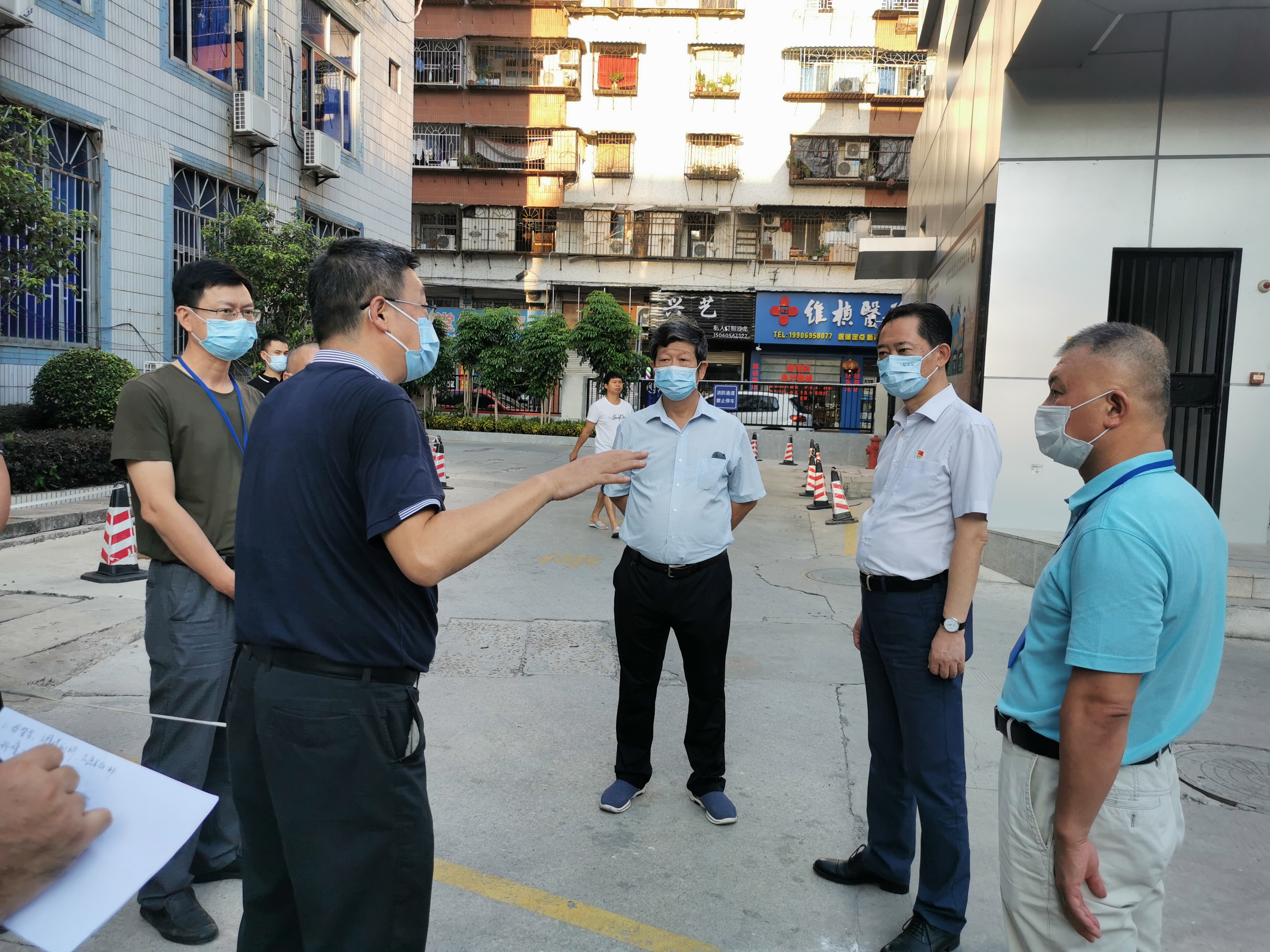 市委常委、宣传部部长刘伟泽来我院督导检查全国文明城市创建工作