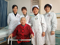 漳州市中医院妙手摘除百岁老人巨大卵巢囊肿