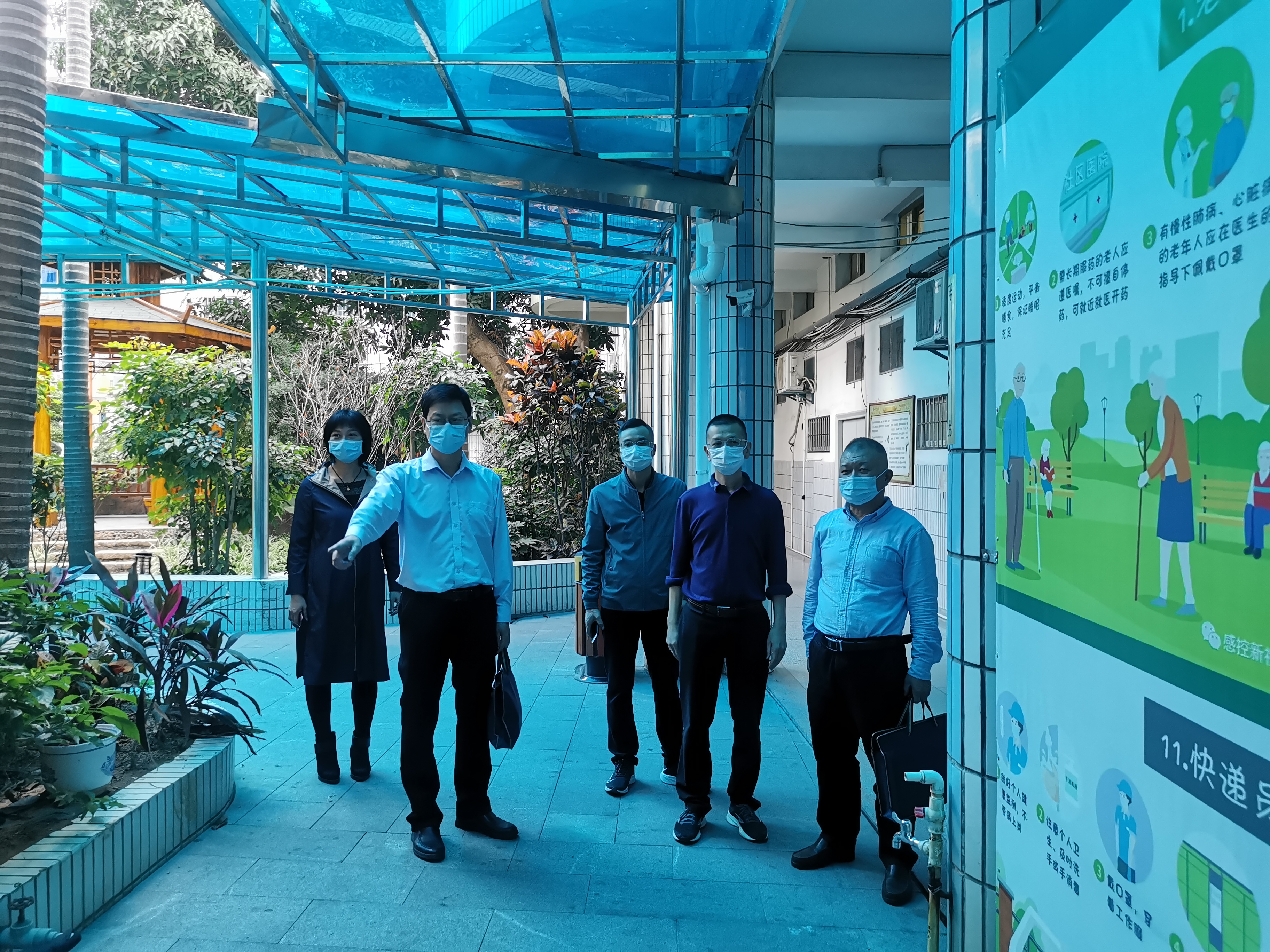 市卫健委领导来院检查指导节前安全生产工作