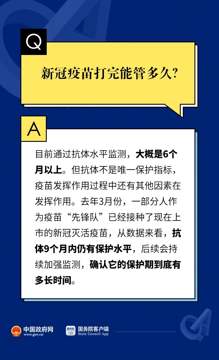 新冠疫苗接种的11个最新权威回答