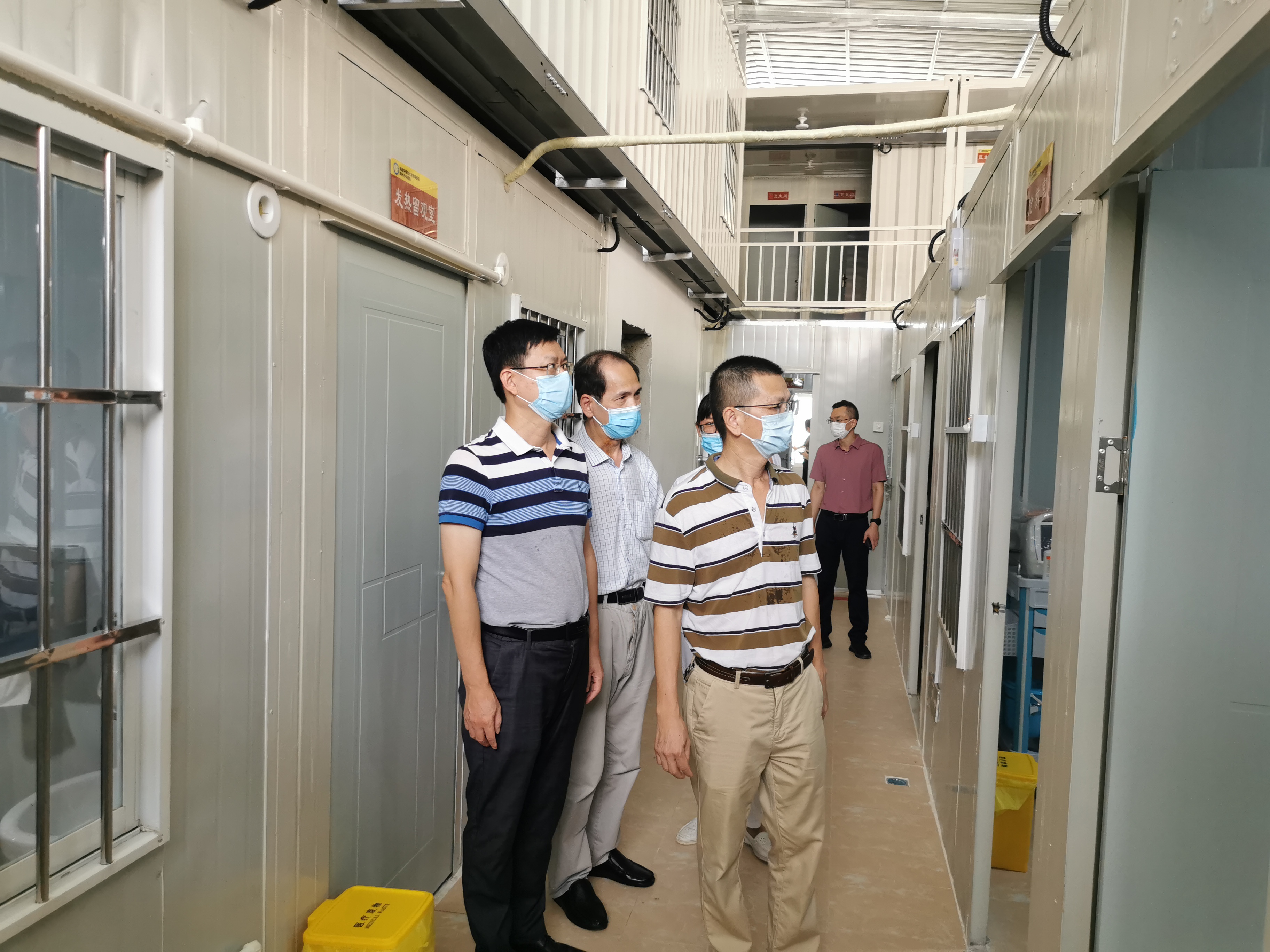 市卫健委来院督导检查疫情防控工作